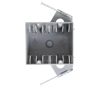 2-Gang New Work Electrical Outlet Box for Residential and Light Commercial Use,Two Gang Nail-On Box 32 cu