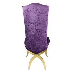 Fleur Blanche <span class=keywords><strong>Décoration</strong></span> En Métal Pliable En Bois Pour La Mariée Foshan De Chine Fantôme Or <span class=keywords><strong>Chaise</strong></span> De Mariage Pliante - Product Image 3