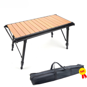 Mesa plegable portátil <span class=keywords><strong>de</strong></span> altura ajustable para <span class=keywords><strong>acampar</strong></span>, mesa <span class=keywords><strong>de</strong></span> Picnic para barbacoa Igt para viajes en coche <span class=keywords><strong>de</strong></span> Camping - Product Image 3