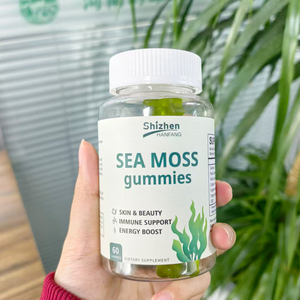 Tự nhiên Irish Gummies hữu cơ rong biển hương vị dâu tây rêu biển Gummies gấu với bladderwrack và cây ngưu bàng gốc - Product Image 6