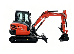 Mini-excavatrice d'occasion KUBOTA KX040 de 4 tonnes, de bonne qualité, pour travaux de terrassement, occasion, au meilleur prix, en promotion, conformité EPA. - Product Image 1