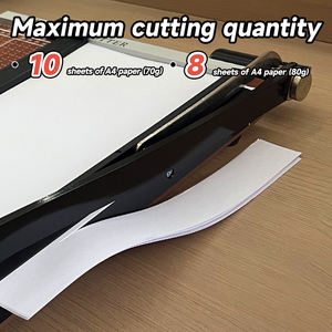 A4 Großhandel Manuelle Papier-Schneidemaschine mit Holzsockel A4 Papierschneider Büropapierschneider - Product Image 3