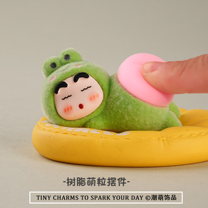 Adorables Adornos <span class=keywords><strong>de</strong></span> Resina <span class=keywords><strong>de</strong></span> Animales para Escritorio, Juguetes Terapéuticos Musicales, Pequeño Par <span class=keywords><strong>de</strong></span> Figuras Sorpresa (Blind Box) - Product Image 2