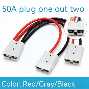Kabel Adaptor Solar MC4 ke Steker Tipe SB50 50A Panjang Kustom, Kabel PV 6AWG Heavy Duty untuk Sistem Pengisian Daya Baterai Panel Surya - Product Image 5