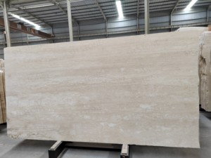 Loseta de Travertino UnionStone Navona Ivory, Italia, Moderna, Pulida, Impermeable, Ecológica, para Pisos y Paredes de Dormitorios y Baños, 1 Año de Garantía - Product Image 5