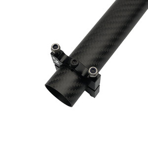 RJXHOBBY RJX 25~50mm Thickened Carbon Tube <b>Clamp</b> Drone Arm Connector Carbon Fiber Tube Hoop Fixing Base for Drone <b>Frame</b> - Product Image 5