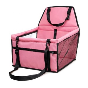 Klip-güvenlik tasma evcil hayvan araba yükseltici koltuk taşınabilir katlanabilir taşıyıcı emniyet kemeri köpek ve kedi Pet seyahat taşıyıcısı - Product Image 2