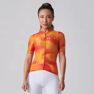 2023 nuova maglia da ciclismo personalizzata da donna maglia da ciclismo sublimata personalizzata a maniche corte