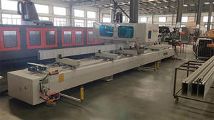 Centre <span class=keywords><strong>d</strong></span>'usinage CNC en aluminium avec commande industrielle automatique 4 axes pour le fraisage et le perçage de murs-rideaux et de profilés industriels - Product Image 2