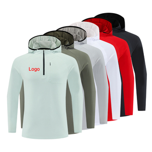 2025 nuevo diseño personalizado camisas de algodón cuello de empalme suelto para hombre puños acanalados estilo casual Top de algodón - Product Image 1