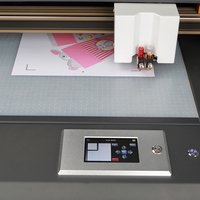 Plotter de corte plano 6090 de cartón de doble cabeza CNC Digital, caja de regalo adhesiva, plotter de troquelado plano de adsorción al vacío