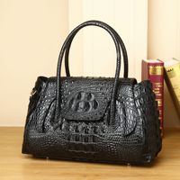 Sac à main femme 2026 nouveau motif crocodile fermeture à rabat sac bandoulière style décontracté haut de gamme