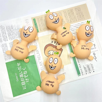 Boneka Sanmao untuk menghilangkan stres di kantor, mainan lucu untuk menghilangkan kebosanan, mainan pemukul kepala besar untuk pria dan wanita.
