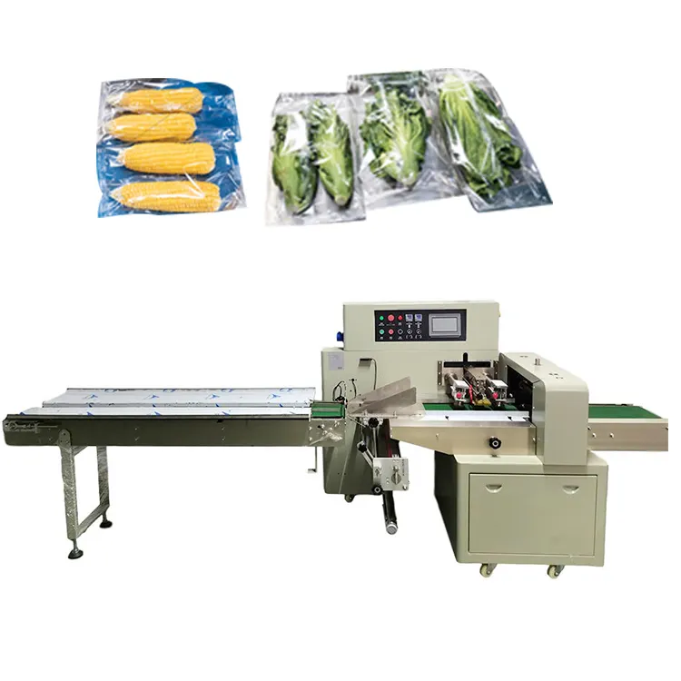 기계설비, 야채, 음식, 등을 위한 다기능 자동적인 교류 유형 베개 포장기.