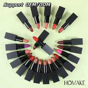 Rouges à lèvres HOMAKE tendance, couleurs variées, formule longue tenue, ingrédients végétaux, minéraux, vegan, fini crémeux/<span class=keywords><strong>mat</strong></span>, personnalisable 4g - Product Image 4