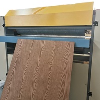 Machine à embosser à chaud à rouleaux à grain de bois personnalisé, machine à estamper pour le travail du bois