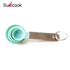 Juego de <span class=keywords><strong>4</strong></span> cucharas medidoras de PP con mango de acero inoxidable duradero, herramientas de cocina de 15ml de capacidad para uso doméstico, tazas medidoras - Product Image 5