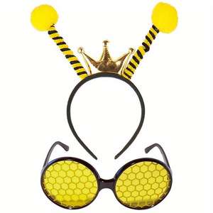 Bandeau et lunettes <span class=keywords><strong>de</strong></span> soleil PESENAR en forme d'abeille - Costume d'abeille pour cosplay - Accessoires <span class=keywords><strong>de</strong></span> costume d'abeille pour enfants et adultes - Product Image 3