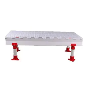 Plancher en plastique PP de 700/1000/1200mm avec pieds et poutre pour poulailler volaille poulet canard lapin