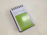 Carnet de poche compact A7 à spirale, bloc-notes portable personnalisé avec logo pour les voyages et l'usage quotidien