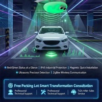 Émetteur-récepteur de données sans fil LoRa espace de stationnement intelligent indicateur de mouvement capteur de produit à ultrasons détecteur de Radar