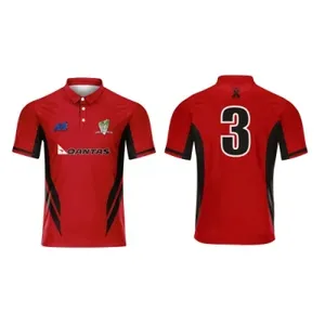 Design Creen Polo Shirts Cricket Online Supplier China Jersey Shop Set Printing Shirt Cricket Jersey