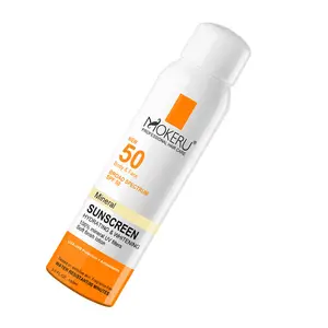 Xịt Chống Nắng Khoáng Chất, Chống Nắng SPF 50, Chống Nước, Chống UVA Cao, Xịt Chống Nắng Không Nhờn