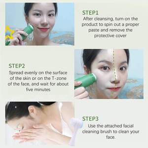 <span class=keywords><strong>Masque</strong></span> de thé vert purifiant, pour hommes et femmes, étiquette privée, soins pour la peau, <span class=keywords><strong>masque</strong></span> en <span class=keywords><strong>argile</strong></span> purifiant, Anti-acné, dissolvant de points noirs,, OEM/ODM - Product Image 4