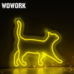 WOWORK 2026, Nuevos Productos, Letreros de Neón Acrílicos Iluminados de 5V para Escaparates, Personalizados para Decoración de Hogar y Oficina - Product Image 4