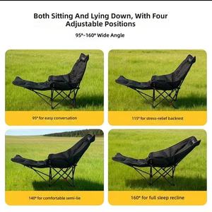 Hot Sale Modern Lightweight Folding <b>Camping</b> <b>Chair</b> with Anti Slip Foot Pads Factory Direct Low MOQ for Grass Picnic Park - Product Image 5