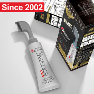 Crème Colorante Capillaire Permanente Brun Foncé de Qualité Supérieure pour Moustaches et Barbes Ingrédients Naturels Couleur Longue Durée avec Peigne - Product Image 4