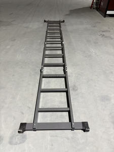 <span class=keywords><strong>Escalera</strong></span> Multiusos Moderna de Acero al Carbono de 3.6m, <span class=keywords><strong>12</strong></span> <span class=keywords><strong>Peldaños</strong></span>, 4*3, Ajustable y Segura para Apartamentos, <span class=keywords><strong>Precio</strong></span> Directo de Fábrica - Product Image 4