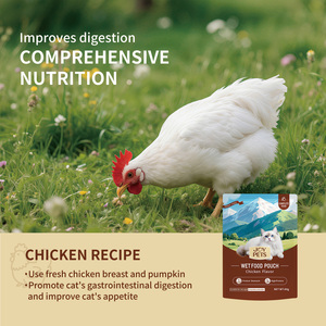 Cibo Umido Premium JOY PETS per <span class=keywords><strong>Gatti</strong></span>, Biologico, ad Alto Contenuto Proteico, 80g, Halal, Senza Cereali, Alimento Base Salutare - Product Image 3