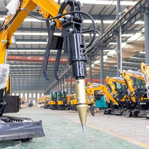 Ekskavator hidrolik Mini efisien dari Tiongkok Skid Steer Log <span class=keywords><strong>Splitter</strong></span> dengan mesin konstruksi lampiran produk Bucket - Product Image 5