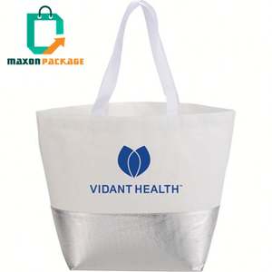 Wholesale Eco Friendly RPET Polyester Reusable Foldable Grocery <b>Bags</b> Tote <b>Market</b> Shopping <b>Bag</b> with Logo - Product Image 3