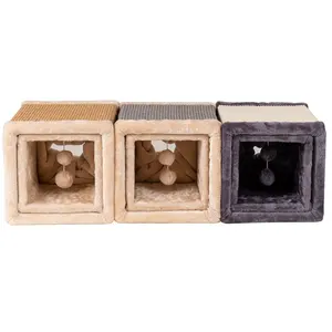 Speciale Hot Selling Hoge Kwaliteit Opvouwbare Huisdier Speelgoed Kat Scratcher Tunnel Krassen Cave