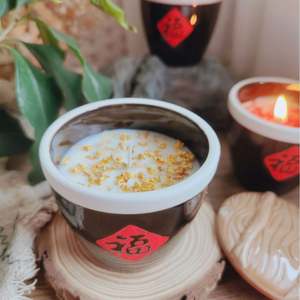 Vela Aromática de Cera de Soja con Diseño Novedoso 3D Retro para Decoración del Hogar, con Flores Secas, Regalo 2026 - Product Image 5