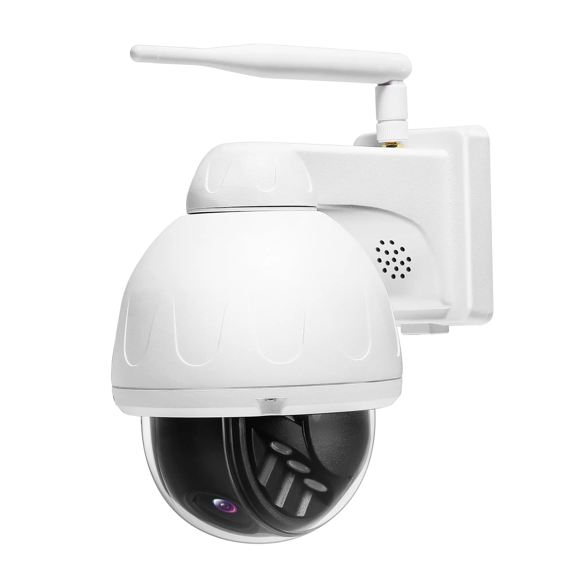 Câmera de segurança infravermelha, 2.5 "metal 5mp 1080p full hd externa wi-fi cc tv visão noturna ip de tela à prova d' água