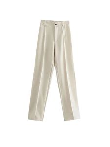 Pantaloni <span class=keywords><strong>Cargo</strong></span> Chic da <span class=keywords><strong>Donna</strong></span> a Vita Alta con Zip, Taglia XL, Stile Vintage per Ufficio - Product Image 2
