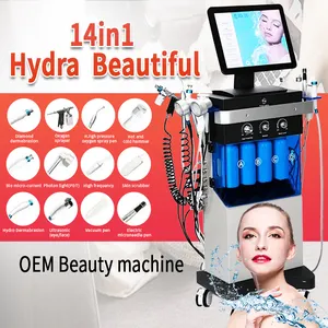 2024 14 trong 1 đa chức năng hydradermabrasion vẻ đẹp trên khuôn mặt thiết bị Hydra da chăm sóc da mặt máy
