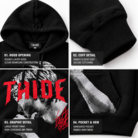 Ensemble sweat à capuche et pantalon de jogging TaiDe Graphic, coupe oversize, impression personnalisée, service OEM, usine de vêtements pour hommes