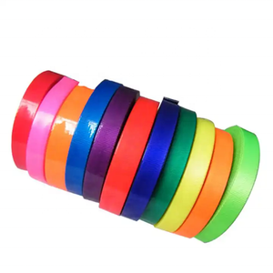 Vente en gros, couleur personnalisée, résistant au froid, enduit de polyuréthane PVC imperméable pour collier de chien, sangle en nylon - Product Image 5