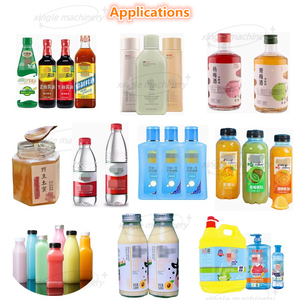 Автоматический полный 60 мл содовый спирт йогурт сок оливковое масло Шампунь бутылка воды газированный Питьевая медовая жидкая линия розлива - Product Image 6