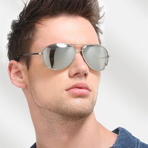 Custom Logo 2026 Fashion TAC Lenses Alloy Frame <b>Sun</b> Glasses Mirror Lens <b>Shades</b> UV400 Polarized Pilot Sunglasses for Men Women - Product Image 2