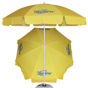 Sombrilla promocional de gran tamaño para playa, sombrilla resistente al viento, Manual de servicio pesado, sombrilla comercial abierta para playa