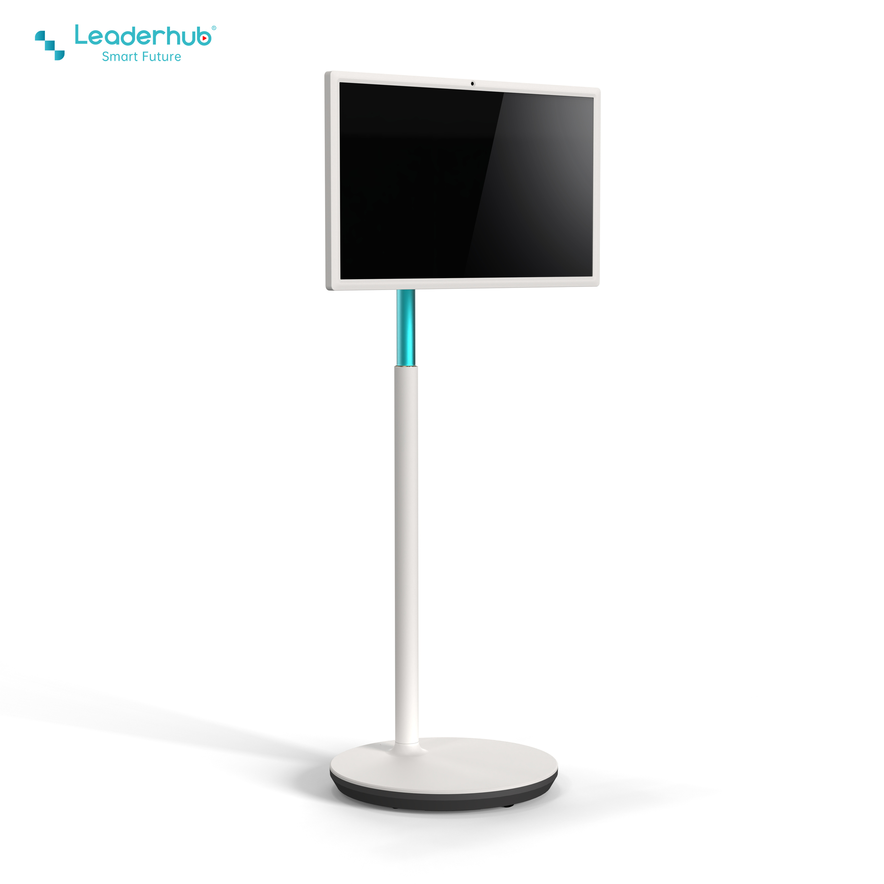 <strong>2026</strong> Hot Selling Strong Power 27" Rotate Screen White <strong>Portable</strong> Smart TV <strong>1080p</strong> 60Hz
