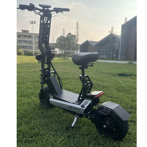 Patinete Eléctrico Plegable de 13 Pulgadas con Neumáticos Grandes, Doble Motor, Poste con Logotipo, Reposapiés y Logotipo - Product Image 4