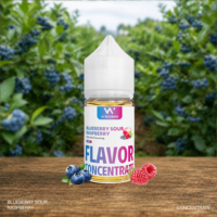 Konsentrat Rasa Shisha Blueberry Sour Raspberry, Rasa Kuat untuk Tembakau Hookah Molasses, Label Pribadi