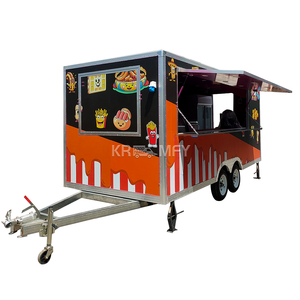 Camion de nourriture mobile 2025, camion de nourriture de rue, camion de crème glacée, camion de café, camion de concession, bar à jus, barbecue, remorque de nourriture - Product Image 3
