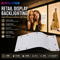 Panneau LED flexible haute luminosité découpable 448LED/PCS 3000K Panneau flexible translucide rétroéclairé pour pierre/marbre/comptoirs muraux